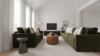 Transitional, Organic Modern Living Room by Havenly Interior Designer Sarah