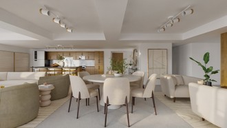 Minimal, Inspired Modern, Contemporary Luxe Living Room by Havenly Interior Designer Maria