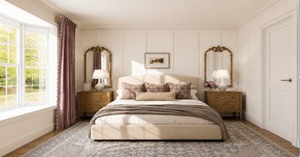 Parisian Modern, Traditional Charm Bedroom by Havenly Interior Designer Angie