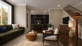 Contemporary, Modern, Eclectic, Bohemian Dining Room by Havenly Interior Designer Mariana