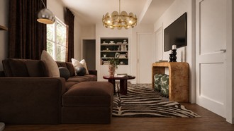 Contemporary, Eclectic Living Room by Havenly Interior Designer Camila