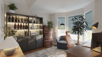Farmhouse, Modern Cottage Office by Havenly Interior Designer Diogo