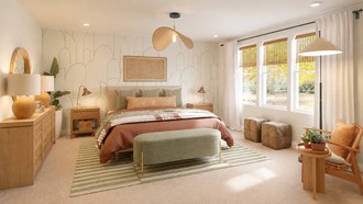 Bohemian Bedroom by Havenly Interior Designer Carla