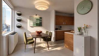 Midcentury Modern Dining Room by Havenly Interior Designer Katherin