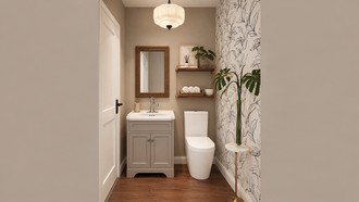 Contemporary, Eclectic, Traditional Bathroom by Havenly Interior Designer Gabriela