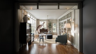 Traditional Charm Living Room by Havenly Interior Designer Malena
