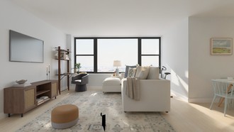 Coastal Living Room by Havenly Interior Designer Abigail