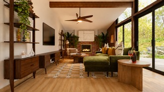 Midcentury Modern Living Room by Havenly Interior Designer Bertha