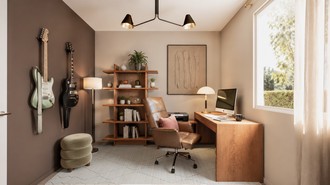 Modern, Classic, Industrial, Traditional, Transitional Office by Havenly Interior Designer Gabriela
