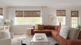 Contemporary, Classic, Transitional, Classic Contemporary, Warm Transitional, New Classic Living Room by Havenly Interior Designer Kristen