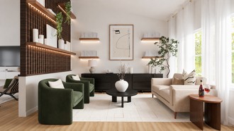Modern, Transitional Living Room by Havenly Interior Designer Bertha