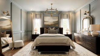 Transitional Bedroom by Havenly Interior Designer Malena