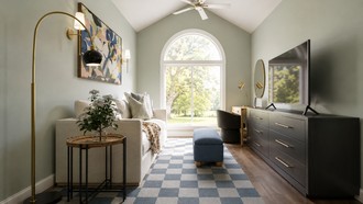 Contemporary, Modern Reading Room by Havenly Interior Designer Mariana
