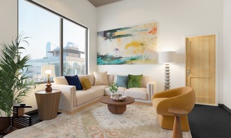 Inspired Modern Living Room by Havenly Interior Designer Katerina