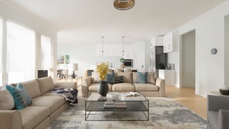 Contemporary Living Room by Havenly Interior Designer Candida