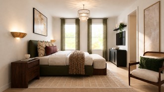 Modern, Contemporary Luxe Bedroom by Havenly Interior Designer Bertha