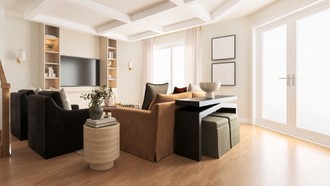 Classic Contemporary Living Room by Havenly Interior Designer Lilia