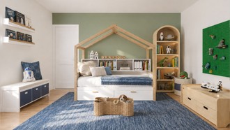 Transitional, Preppy Playroom by Havenly Interior Designer Pamela