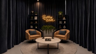 Contemporary, Modern, Eclectic, Industrial Office by Havenly Interior Designer Mariana