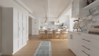 Warm Transitional Kitchen by Havenly Interior Designer Andrea