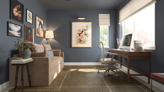 Classic Contemporary Office by Havenly Interior Designer Lilia