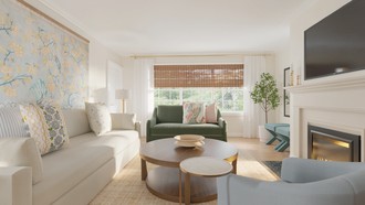 Contemporary, Classic, Coastal, Traditional, Transitional, Classic Contemporary, Warm Transitional, Classic Coastal, New Classic, Traditional Charm, Artful Eclectic Living Room by Havenly Interior Designer Kristen