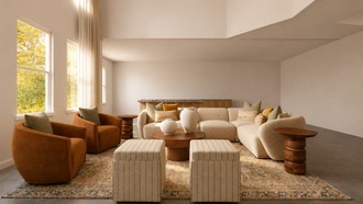 Contemporary, Modern, Transitional, Inspired Modern, Organic Modern, Warm Transitional Living Room by Havenly Interior Designer Sofia