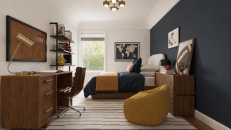 Contemporary, Modern, Midcentury Modern Bedroom by Havenly Interior Designer Andrea