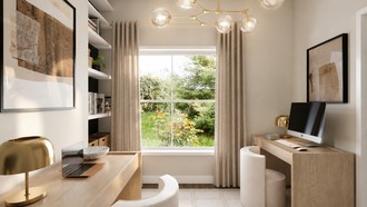 Contemporary, Classic, Transitional, Minimal, Scandinavian Office by Havenly Interior Designer Gabriela