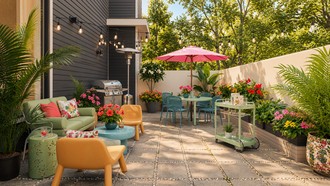 Eclectic Outdoor Space by Havenly Interior Designer Sophia
