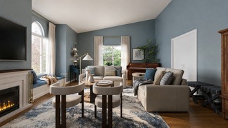 Classic, Transitional, Classic Coastal, New Classic, Traditional Charm Living Room by Havenly Interior Designer Maria