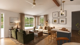 Classic, Farmhouse, Modern Cottage Living Room by Havenly Interior Designer Cami