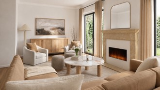 Contemporary, Modern, Transitional, Inspired Modern, Parisian Modern, Contemporary Luxe, Organic Modern, Warm Transitional Living Room by Havenly Interior Designer Anny