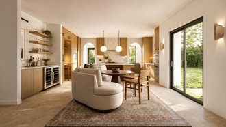 Organic Modern, Warm Transitional Kitchen by Havenly Interior Designer Jess