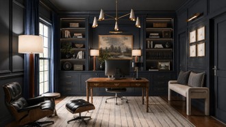 Traditional Charm Office by Havenly Interior Designer Malena