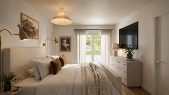 Minimal, Organic Modern, California Cool Bedroom by Havenly Interior Designer Cami