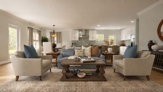 Classic, Traditional Living Room by Havenly Interior Designer Katherin
