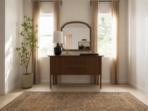 Transitional, Midcentury Scandi, Organic Modern, Warm Transitional, New Classic, Traditional Charm Entryway by Havenly Interior Designer Anny