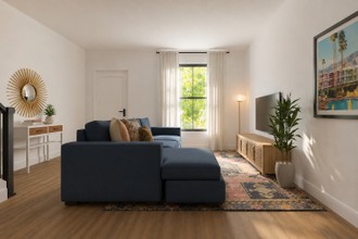 Eclectic, Bohemian, Midcentury Modern Living Room by Havenly Interior Designer Sarah
