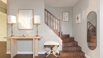 Modern, Transitional Entryway by Havenly Interior Designer Rachel