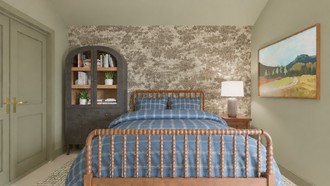 Classic, Traditional, Farmhouse, Rustic, Transitional, Library, Vintage, Warm Transitional, Modern Cottage, Traditional Charm Bedroom by Havenly Interior Designer Kristen