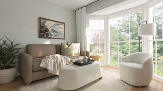 Contemporary, Modern, Scandinavian, Organic Modern Living Room by Havenly Interior Designer Emilee