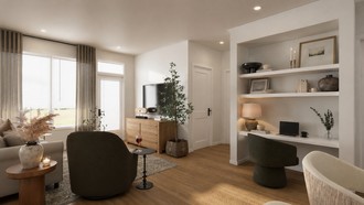 Organic Modern Living Room by Havenly Interior Designer Ivanna