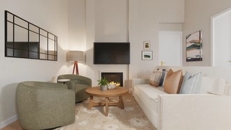 Contemporary, Modern, Classic, Transitional, Organic Modern, Warm Transitional Living Room by Havenly Interior Designer Kristen