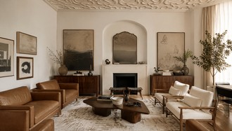 Contemporary, Midcentury Scandi Living Room by Havenly Interior Designer Julia