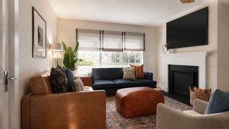 Midcentury Modern Living Room by Havenly Interior Designer Katherin