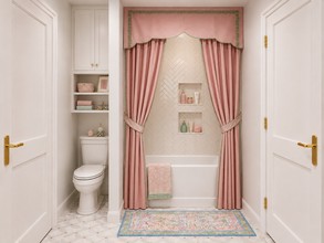 Preppy Bathroom by Havenly Interior Designer Jaime