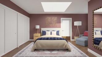 Glam, Midcentury Modern Bedroom by Havenly Interior Designer Ivan