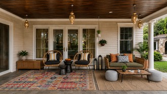 Bohemian Outdoor Space by Havenly Interior Designer Mariana