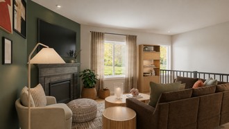 Midcentury Modern, Midcentury Scandi Living Room by Havenly Interior Designer Katherin